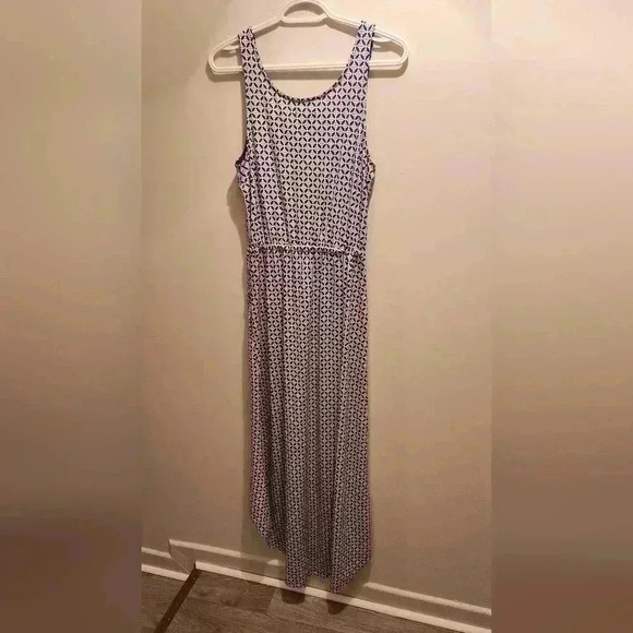 Gap •  1/4 button down high low maxi dress - Picture 5 of 6